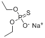 O,O-二乙基硫(醇)代磷酸钠, 5852-63-1, 结构式
