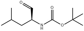 Tert-butyl (S)1-formyl-3-methylbutylcarbamate Structure