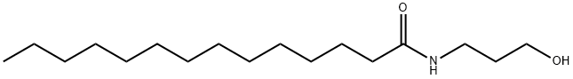 N-(3-Hydroxypropyl)myristamide 结构式