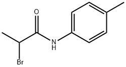 2-ブロモ-N-(4-メチルフェニル)プロパンアミド 化学構造式