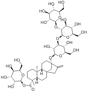 (4R)-13-[(2-O-β-D-グルコピラノシル-3-O-β-D-グルコピラノシル-β-D-グルコピラノシル)オキシ]カウラ-16-エン-18-酸β-D-グルコピラノシル