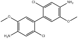 2,2'-DICHLORO-5,5'-DIMETHOXYBENZIDINE Structure