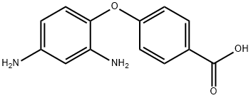 4-(2,4-ジアミノフェノキシ)安息香酸 化学構造式