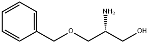 (R)-(+)-2-アミノ-3-ベンジルオキシ-1-プロパノール 化学構造式