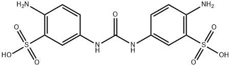 3,3'-(carbonyldiimino)bis[6-aminobenzenesulphonic] acid Struktur
