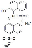 7-Hydroxy-8-[(4-sulfo-1-naphthalenyl)azo]-1-naphthalenesulfonic acid disodium salt 结构式