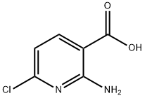 2-Amino-5-chloropyridine-3-carboxylic acid Struktur