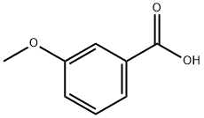 m-アニス酸 化学構造式
