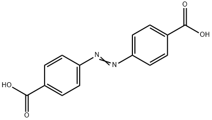 アゾベンゼン-4,4'-ジカルボン酸 化学構造式