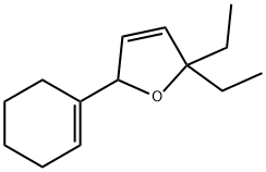 Furan, 5-(1-cyclohexen-1-yl)-2,2-diethyl-2,5-dihydro- (9CI) Structure