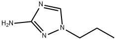 1-プロピル-1H-1,2,4-トリアゾール-3-アミン 化学構造式