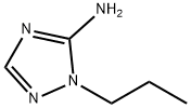 1-プロピル-1H-1,2,4-トリアゾール-5-アミン 化学構造式