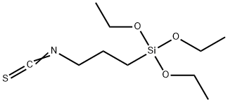 3-isothiocyanatopropyltriethoxysilane Struktur