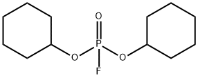 Fluoridophosphoric acid dicyclohexyl ester Struktur