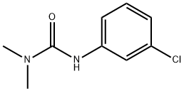1-(m-chlorophenyl)-3,3-dimethyl-ure Struktur