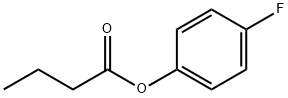 Butyric acid 4-fluorophenyl ester Struktur