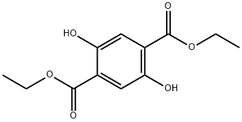 2,5-ジヒドロキシテレフタル酸ジエチル 化学構造式