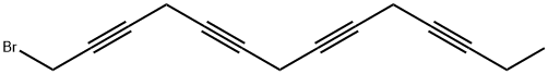 1-BroMo-2,5,8,11-tetradecatetrayne, 5871-06-7, 结构式