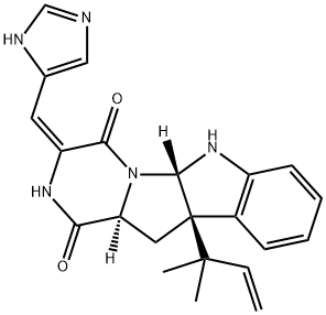 异烟棒曲霉素C, 58735-64-1, 结构式