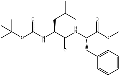 tert-butyloxycarbonyl-leucylphenylalanine methyl ester Struktur