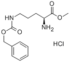 N5-苄氧羰基-L-鸟氨酸甲酯盐酸盐, 5874-75-9, 结构式