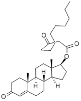 十二酮酸睾酮 结构式