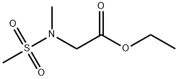N-Methyl-N-(Methylsulfonyl)glycine Ethyl Ester Structure