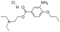 盐酸丙美卡因, 5875-06-9, 结构式