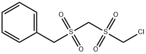 [[[[(Chloromethyl)sulfonyl]methyl]sulfonyl]methyl]benzene Structure