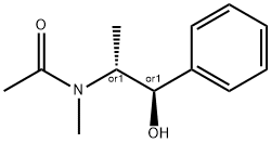 rac N-Acetyl-Pseudoephedrine Struktur