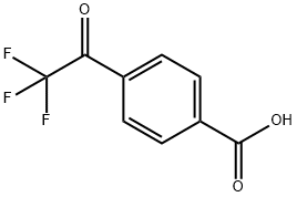 4-(2,2,2-三氟乙酰)苯甲酸, 58808-59-6, 结构式