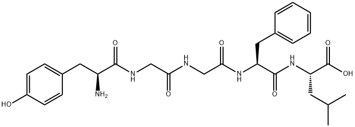 N-[N-[N-(N-L-Tyrosylglycyl)glycyl]-L-phenylalanyl]-L-leucin