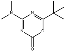 2H-1,3,5-Oxadiazin-2-one,  4-(dimethylamino)-6-(1,1-dimethylethyl)- Structure