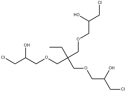 1,1,1-Tris(3-chloro-2-hydroxypropoxymethyl)propane Structure