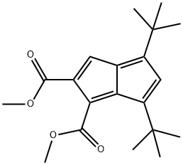 4,6-Ditert-butylpentalene-1,2-dicarboxylic acid dimethyl ester Structure