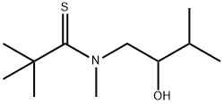 Propanethioamide,  N-(2-hydroxy-3-methylbutyl)-N,2,2-trimethyl- Structure