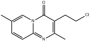 3-(2-Chloroethyl)-2,7-dimethyl-(4H)-pyrido-(1,2a] Structure