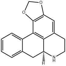 (+)-1,2-Methylenedioxy-5,6,6aα,7-tetrahydro-4H-dibenzo[de,g]quinoline Structure