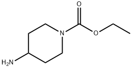 4-アミノ-1-ピペリジンカルボン酸エチル 化学構造式