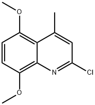2-chloro-5,8-dimethoxy-4-methylquinoline Structure
