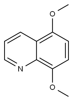 5,8-二甲氧基喹啉 结构式