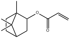 アクリル酸イソボルニル 化学構造式