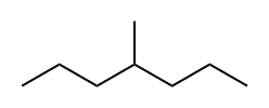 4-Methylheptane 结构式