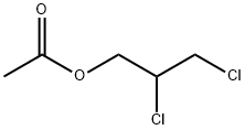 2,3-ジクロロ-1-プロパノールアセタート 化学構造式