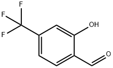 2-Formyl-5-(trifluoromethyl)phenol, 4-Formyl-3-hydroxybenzotrifluoride, 4-(Trifluoromethyl)salicylaldehyde Structure