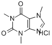 カフェイン·塩酸塩 化学構造式