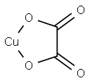 しゅう酸銅(II)?0.5水 化学構造式