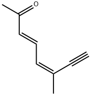 3,5-Octadien-7-yn-2-one, 6-methyl-, (E,Z)- (9CI) Structure