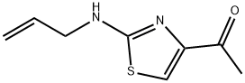 1-(2-(2-Propenylamino)-4-thiazolyl)ethanone Struktur