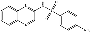 スルファキノキサリン 化学構造式